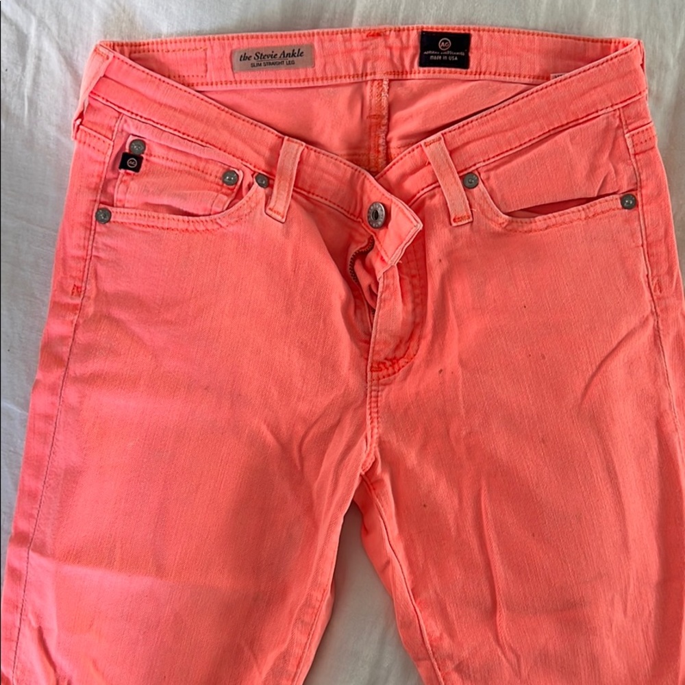 AG JEANS THE STEVIE ANKLE SLIM STRAIGHT